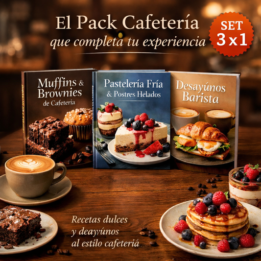 ☕ Pack Cafetería 3x1- Complemento para tus Bebidas