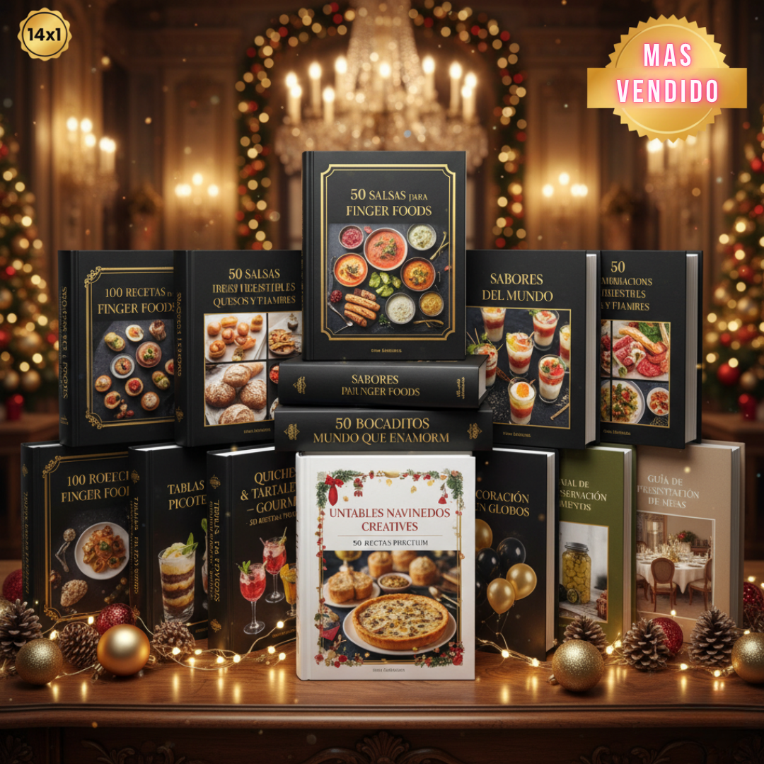 📦 Mega Combo 20 ebook x1 - Bocaditos Premium para Emprender o Celebraciones